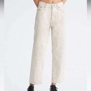 Calvin Klein Standards Twisted Seam Marbled Unbleached Jeans